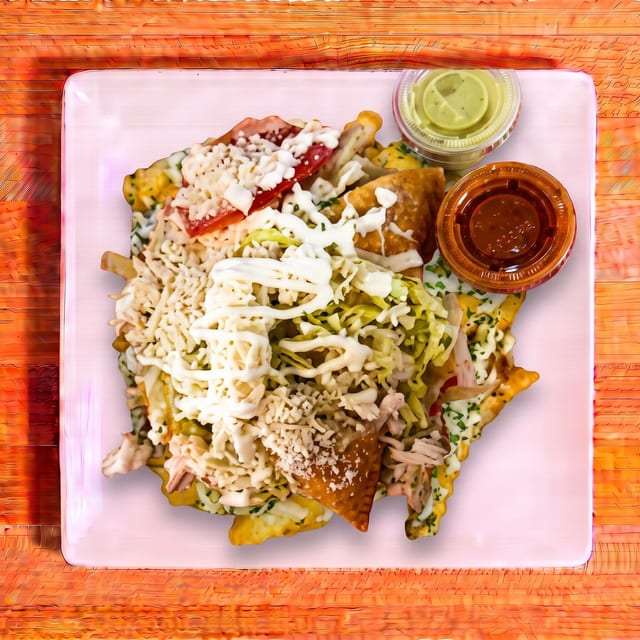 3 Crispy Veggie Tacos.