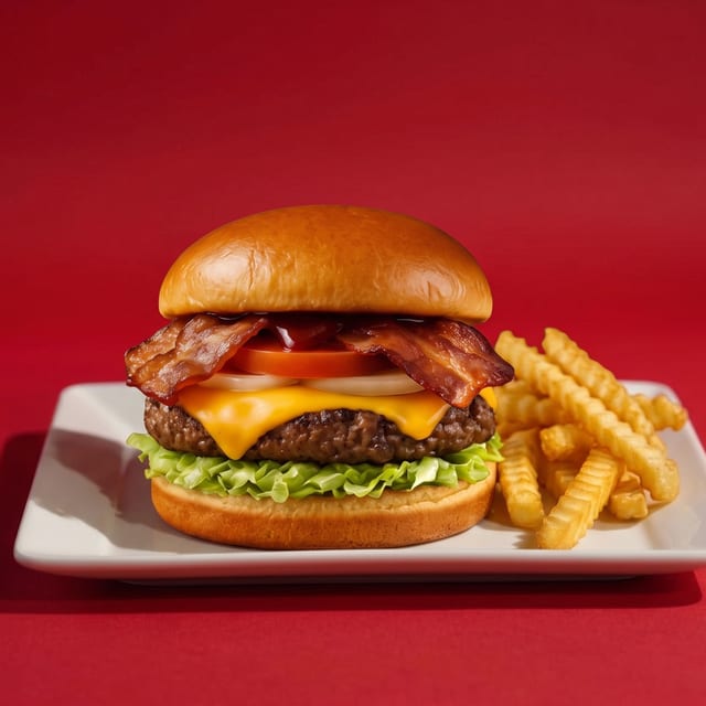 Shrimp Bacon Burger.