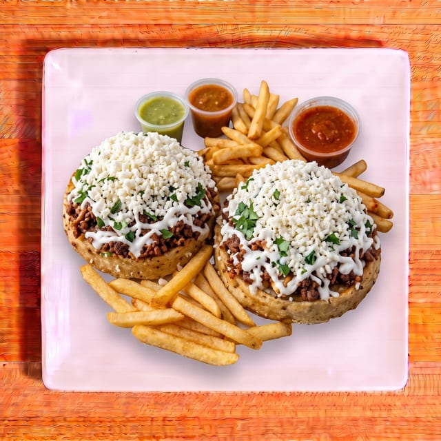 Combo Sopes + Papas + Bebida.